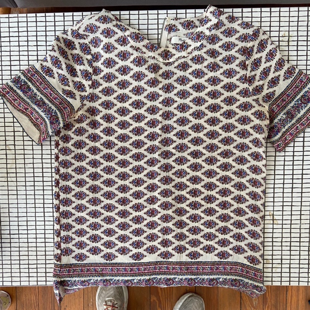 Madewell silk shirt